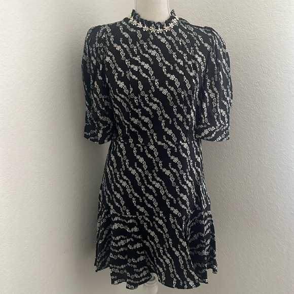 Sandro Suisse Printed Silk Dress - Picture 8 of 12